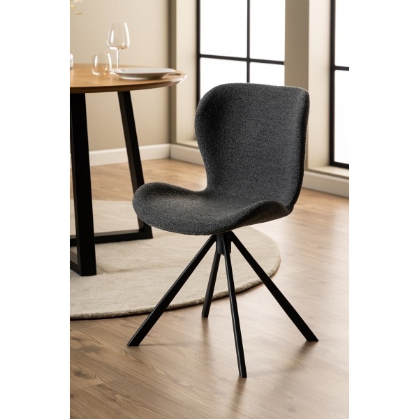 Krzesło obrotowe Batilda antracytowe Monza 130 - ACTONA